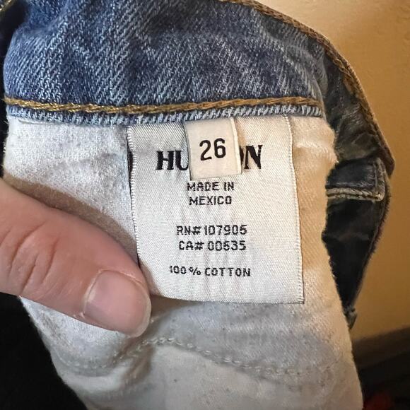Hudson Cutoff Button Fly Denim Jean Shorts Size 26 - Picture 4 of 4